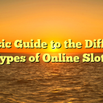 A Basic Guide to the Different Types of Online Slots