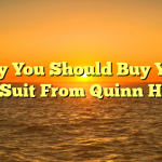 Why You Should Buy Your Boys Suit From Quinn Harper